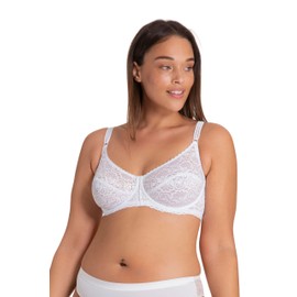 Dorina Damen Bügel BH Jaqueline D1623A, Einfarbig, Gr. 85C, Weiß (Weiß (White A00) A00)