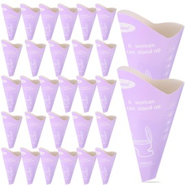 PXARMYYXGS Pack of 30 Urinella for Women Standing, Portable Urinal for Women, PIPI Funnel, Pee Aid for Women On the Go Travel Hiking Car Outdoor Activities Camping Accessories