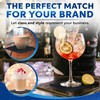 Paterson Paper Black Paper Beverage/Cocktail Napkins Premium Bulk (2 Ply,