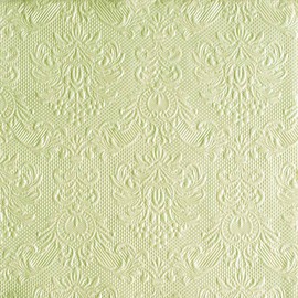 Ambiente Servietten Lunch / Party 33x33cm Elegance Pearl Grün - Pearl Green Geprägt / embossed