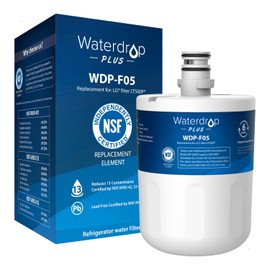 Waterdrop Plus 5231JA2002A NSF 401&53 Refrigerator Water Filter, Reduce PFAS, Replacement for LG® LT500P®, ADQ72910911, ADQ72910901, Kenmore 9890, GEN11042FR-08 (Package May Vary)