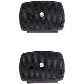 CAMBOFOTO Quick Release Plate with1/4 Screw，Quick Release Plate for phone holder and Camera tripod(2 PACK)