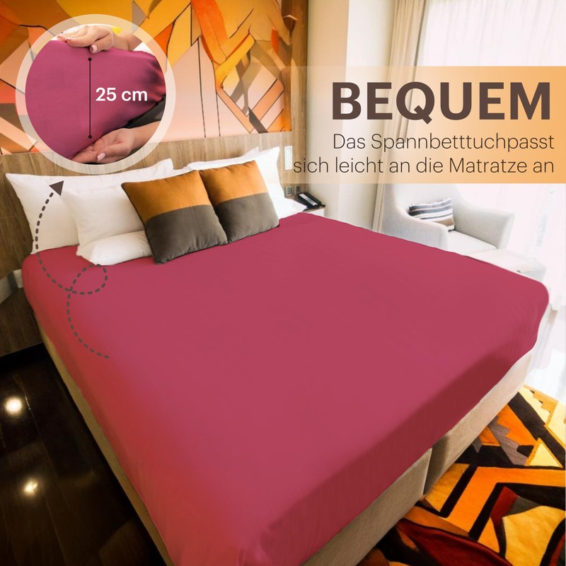 NatureMark Jersey Fitted Sheets, 100% Cotton, Many Sizes and Colours,
