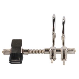 Nicear Magnifying Glass Clip On Glasses Frames 5X Magnifier with Double Lens for Watchmakers, Jewelers, Eyeglass Repairs, Adjustable Rubber Padding