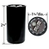Motor Start Capacitor 161-193 MFD uF 125VAC US Style Round
