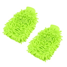 2 Pcs Car Wash Mitt, Microfibre Noodle Cars Cleaning Mitts, Car Sponges for Washing Sponges for Washing Super Absorbent Cars Cleaning for Home Dusting, Effectively Traps Dirt-2 Pack