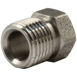 Allstar ALL50117 Stainless Inverted Flare Nuts for 1/4" Brake Line, (Pack of 10)