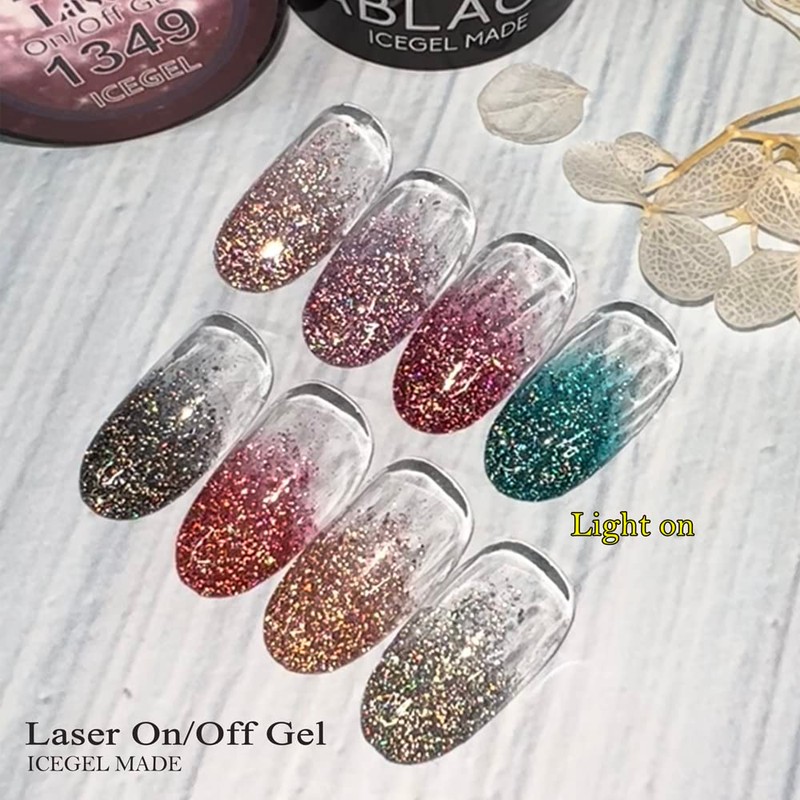 ICE GEL ABLACK Color Gel Laser On Off Gel 1355