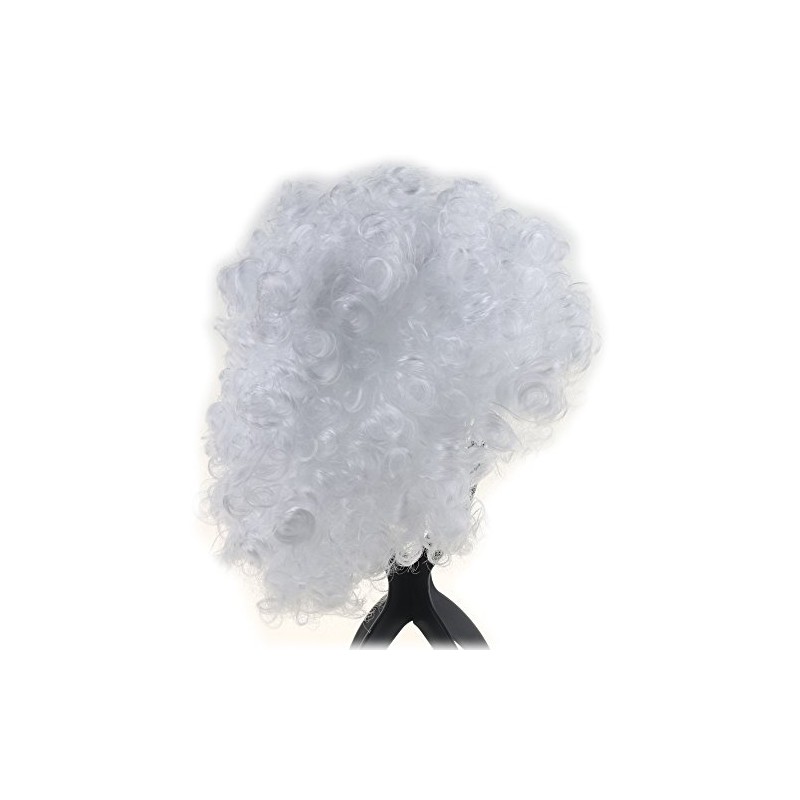 PMLAND White Scientist Professor Cosplay Wig