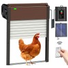 Automatic Chicken Coop Door Solar Powered - Opener Aluminum Auto