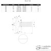 M3 (3mm x 12mm) Slot Mushroom Machine Screw (Bolt) -