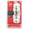 Lockwood Manor Symmetry Entrance Handle Set, Satin Stainless Steel