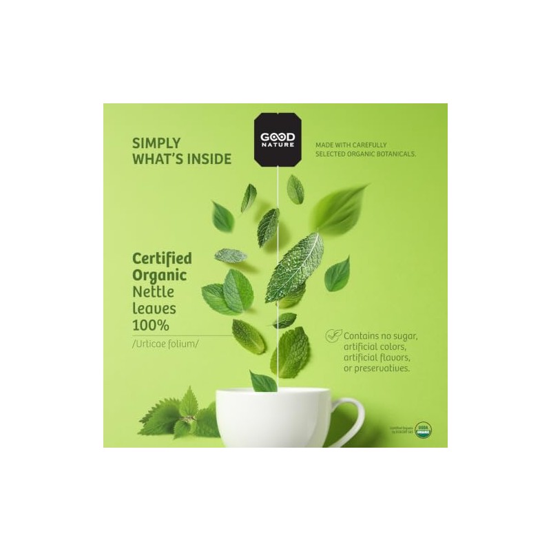 Good Nature Organic Nettle Tea, 1.058 Ounce