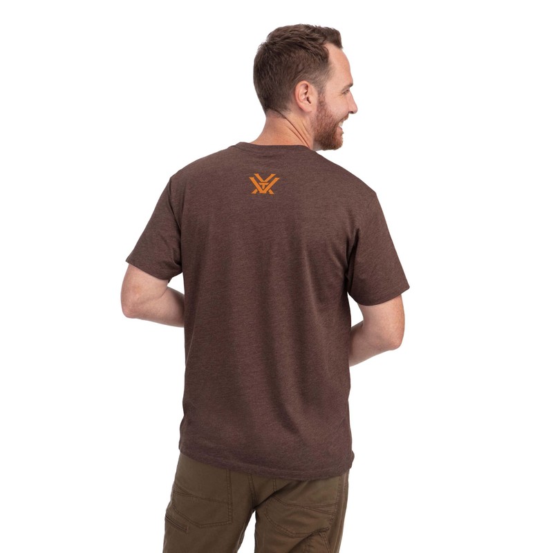Vortex Optics Diamond Crest Shirts (Brown Heather, Large)