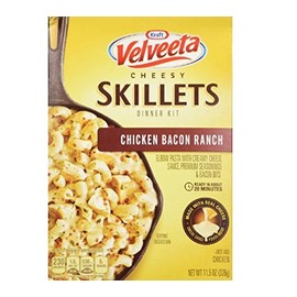 Velveeta Chicken Bacon Ranch Skillet Dinner Kit (Pack of 3) 11.5 oz Boxes