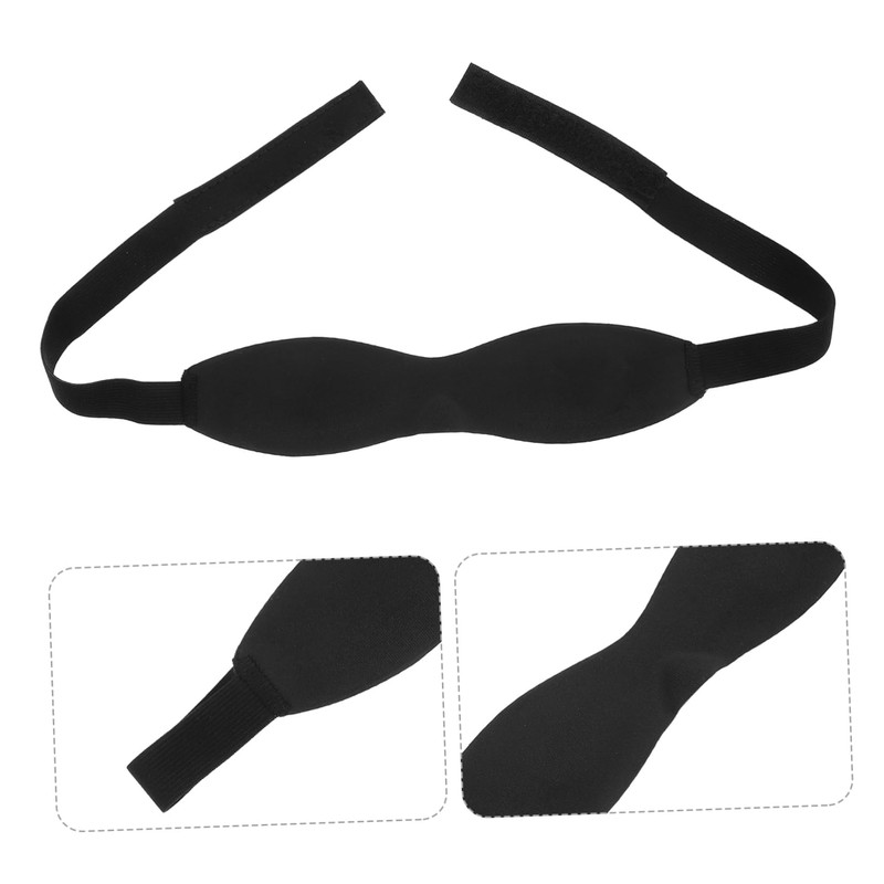 SAFIGLE Black Eye Mask for Sleeping Breathable Milk Silk Eye