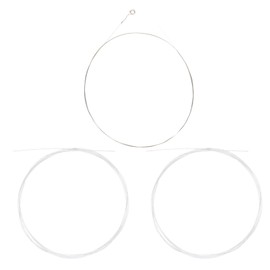 MILISTEN Balalaika Nylon White Balalaika Strings Instrument Nylon Strings Professional Balalaika Strings Ukulele Guitar Pack of 3