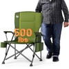 TIMBER RIDGE Oversized Folding Camping Chair High Back Heavy Duty