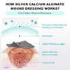 Ag Silver Calcium Alginate Wound Dressing 4" x 4", Non