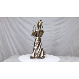 Ebros Egyptian God of The Dead Osiris Holding Crook and Flail 11.5" H Figurine