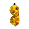 COLLBATH Sunflower Pattern Silk Eye Mask Double Shading Eyepatch for