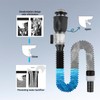Sink Drain with Flexible Drain Hose, Odour-Proof and Leak-Proof Drain