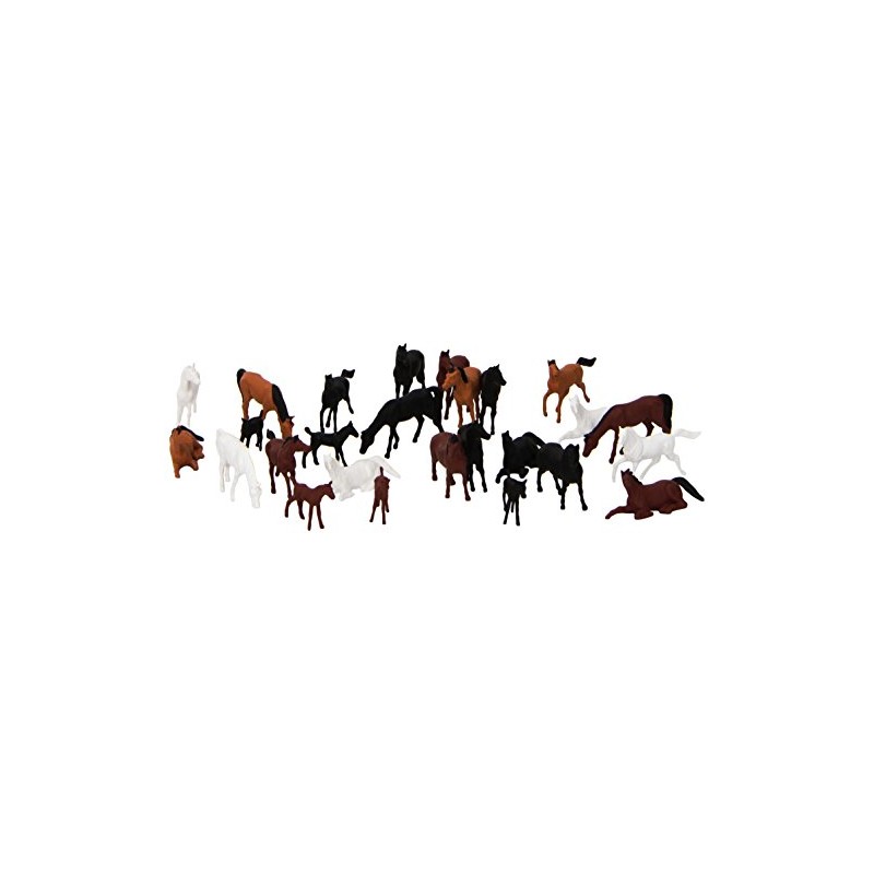 Preiser 14407 Animals Horses Package(26) HO Model Figure