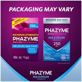 Phazyme Maximum Strength Softgels, 36 ea, (Single Pack)