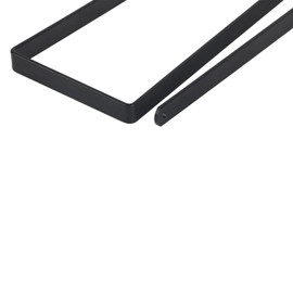 ZJchao Porta servitoallas Cocina, Gabinete de Cocina Portarrollos de de Acero, Toallero de, Colgador, Organizador de Almacenamiento, Negro para Cocina