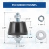WeCooper Rubber Studs Shock Absorber M8 40x26mm 4 Pack Anti