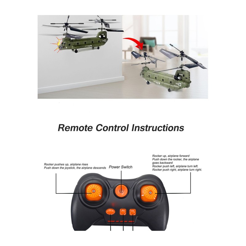 Remote Control Helicopter Dual Propeller Multiple Protection Altitude Hold RC