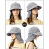 Loo&c Women's Hat, Large Size, Wide Brim, Eleanor Casket, Neck