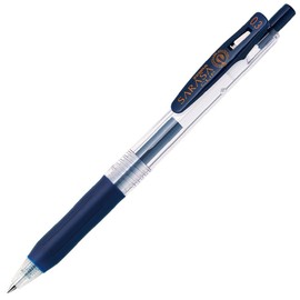 Zebra B-JJH15-FB Gel Ballpoint Pen, Sarasa Clip, 0.3, Blue Black, 10 Pieces