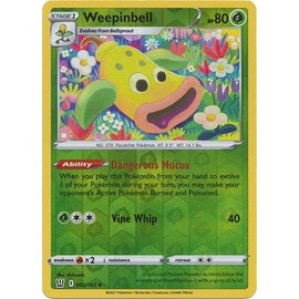 Weepinbell - 002/163 - Uncommon - Reverse Holo - Sword & Shield - Battle Styles