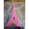 CPS Decor Eiffel Tower Pink Rose Candles Soy Wax Hand