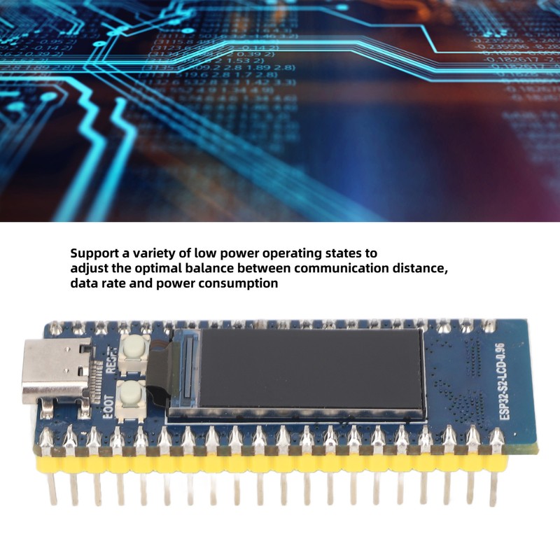 Microcontroller Mini Development Board 0.96in LCD Display 2.4 GHz WiFi