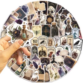 100PCS Potion Label Stickers,Magic Potion Stickers,Teens Boys and Girls Sticker Pack Vinyl Skateboard Guitar Door Laptop Luggage Car Bike Water Bottle Birthday Party Supplies Stickers