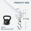 MaKefeile Ceiling Curtains Track System, Flexible & Bendable Curtain Tracks