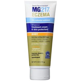 Crema Mg217 Eczema Cuerpo Con 2% De Avena Coloidal, 6 Onza -