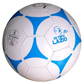 Football Training Or Match Size 5 Glossy For Laziali (Dominant color: white)