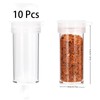 10 Plastic Mini Spice Bottles, Pepper Spice Bottles, Spices, Travel