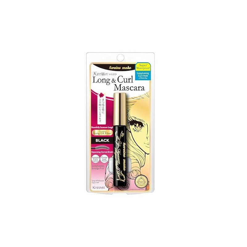 KISSME HEROINE MAKE - Máscara larga súper impermeable WP 01