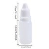 LuenHego 6PCS 15ml Squeeze Bottles Small Plastic Squeezable Dropper Bottles