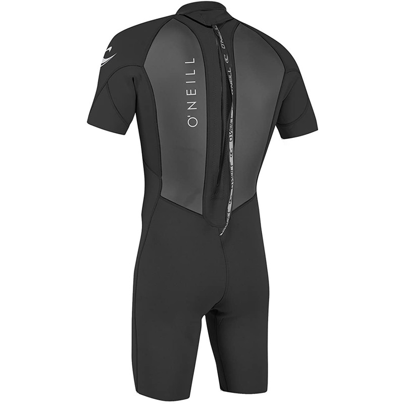 O'Neill Men's Reactor-2 2mm Back Zip Short Sleeve Spring Wetsuit,