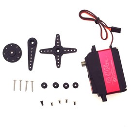 ZOSKAY Waterproof Baja servo 60kg DS5160 SSG HV Digital Servo for 1/5 Redcat HPI Baja 5B SS RC Car Compatible SAVOX-0236 LOSI XL 5T(Angle 180)
