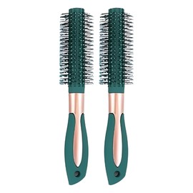 The Whale Roll Hair Brush, Dark Green, 2 Pieces / 더웨일 롤 헤어 브러쉬, 다크그린, 2개