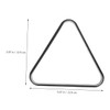 Abaodam Mini Billiard Balls Triangle Rack Durable Pool Table Accessory