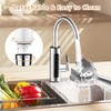 Cordless Immersion Blender: 4-in-1 Rechargeable Electric Hand Blender, 21-Speeds &