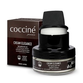 Cocciné - Schuhpflege- und -konditionierungscreme, Schuhcreme, Farbe auffrischen, Klare Ledercreme mit Applikator 50ml