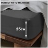 Super Soft Polycotton Percale Sheets, Plain Dyed Bedding Bedsheets, Non